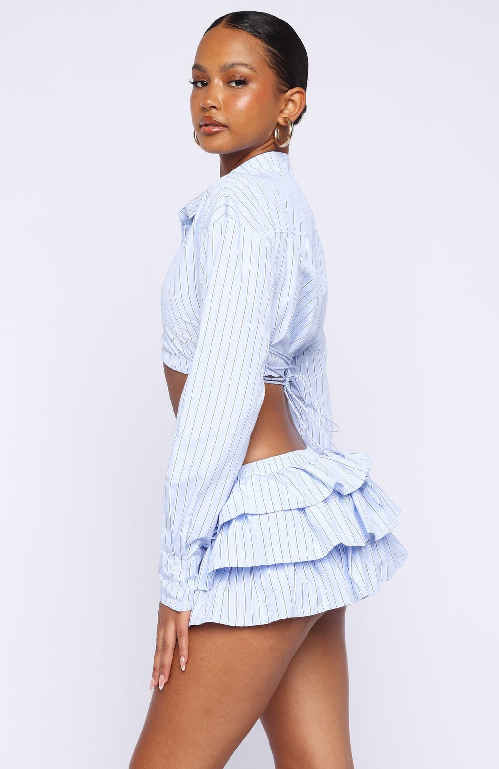 Lightening Hour Mini Skort Skye Blue
