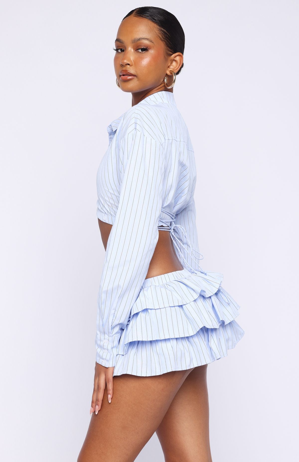 Lightening Hour Mini Skort Skye Blue