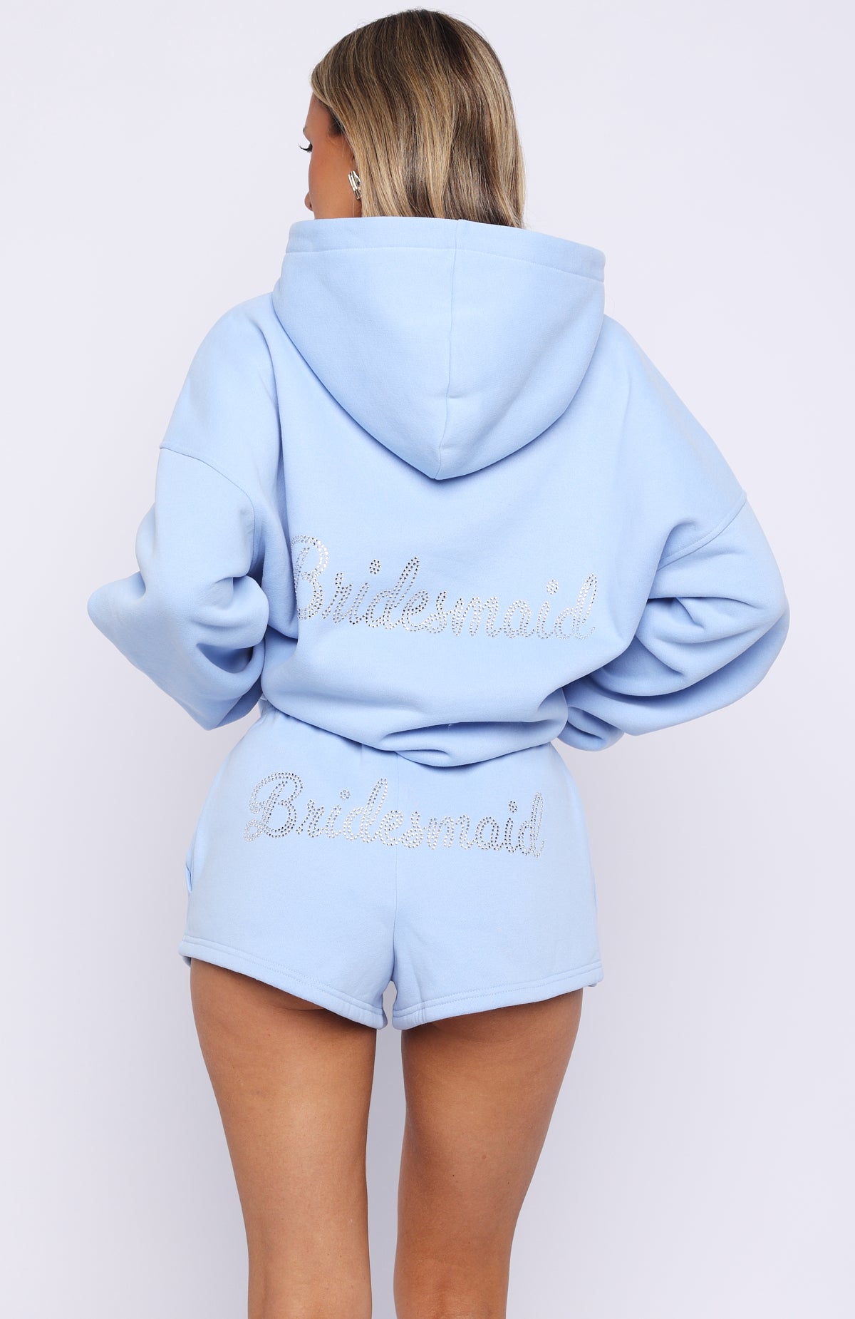 Bridal Party Lounge Shorts Light Blue