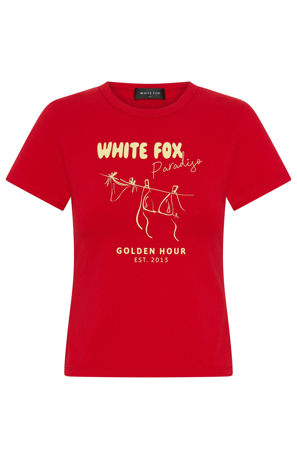 In Paradiso Baby Tee Red