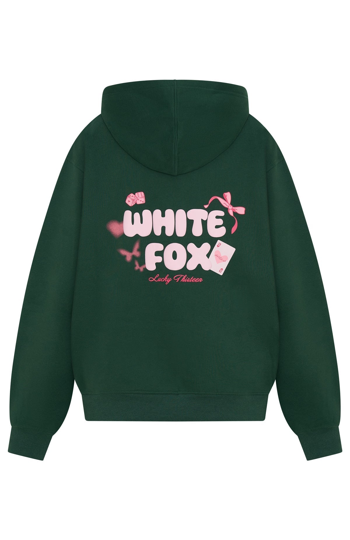 Lucky Thirteen Stephanie Oversized Hoodie Green