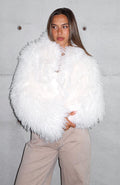 Weekend Away Fur Jacket Cream