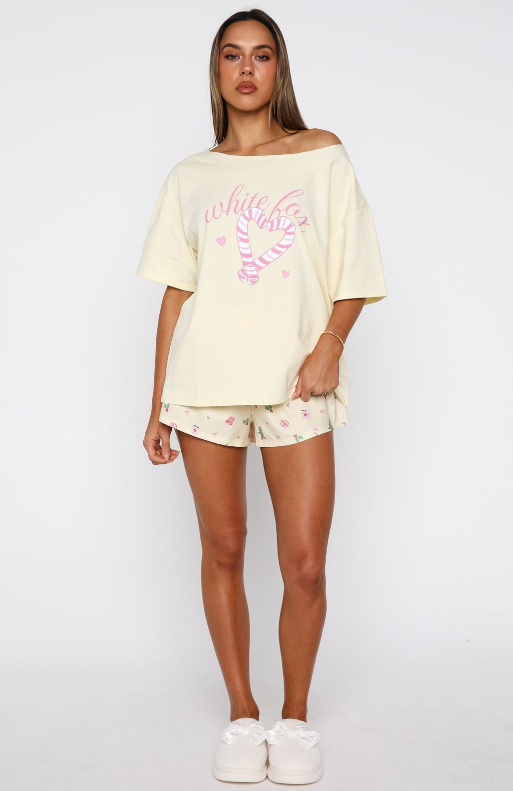 Sweetheart Pyjama Short Festive Flicker
